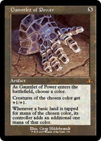 Gauntlet of Power (Retro Frame) - Dominaria Remastered - Magic: The Gathering card