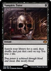 Vampiric Tutor - Dominaria Remastered - Magic: The Gathering card