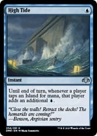 High Tide - Dominaria Remastered - Magic: The Gathering card