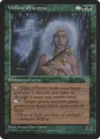 Willow Priestess - Homelands - Magic: The Gathering card