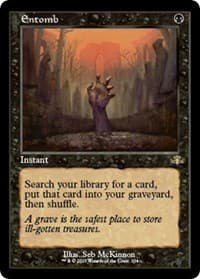 Entomb (Retro Frame) - Dominaria Remastered - Magic: The Gathering card