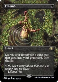 Entomb (Borderless) - Dominaria Remastered - Magic: The Gathering card