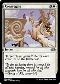 Congregate - Dominaria Remastered - Magic: The Gathering card