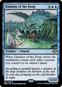 Denizen of the Deep - Dominaria Remastered - Magic: The Gathering card