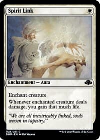 Spirit Link - Dominaria Remastered - Magic: The Gathering card