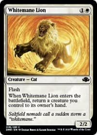Whitemane Lion - Dominaria Remastered - Magic: The Gathering card