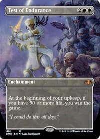 Test of Endurance (Borderless) - Dominaria Remastered - Magic: The Gathering card