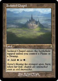Isolated Chapel (Retro Frame) - Dominaria Remastered - Magic: The Gathering card