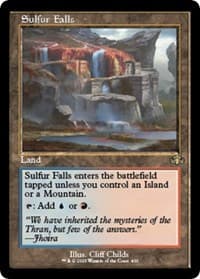 Sulfur Falls (Retro Frame) - Dominaria Remastered - Magic: The Gathering card
