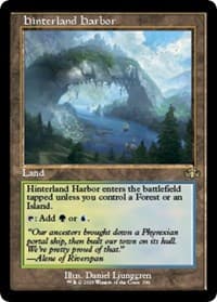Hinterland Harbor (Retro Frame) - Dominaria Remastered - Magic: The Gathering card