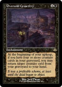 Oversold Cemetery (Retro Frame) - Dominaria Remastered - Magic: The Gathering card
