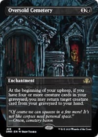 Oversold Cemetery (Borderless) - Dominaria Remastered - Magic: The Gathering card