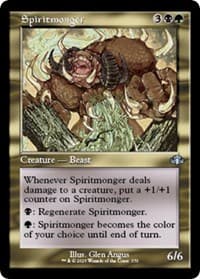 Spiritmonger (Retro Frame) - Dominaria Remastered - Magic: The Gathering card