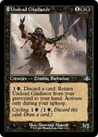 Undead Gladiator (Retro Frame) - Dominaria Remastered - Magic: The Gathering card
