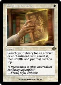 Enlightened Tutor (Retro Frame) - Dominaria Remastered - Magic: The Gathering card
