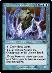 Arcanis the Omnipotent (Retro Frame) - Dominaria Remastered - Magic: The Gathering card