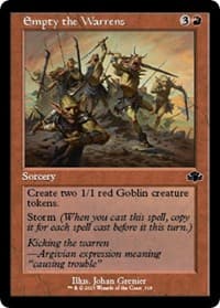 Empty the Warrens (Retro Frame) - Dominaria Remastered - Magic: The Gathering card