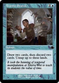 Frantic Search (Retro Frame) - Dominaria Remastered - Magic: The Gathering card