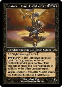 Chainer, Dementia Master (Retro Frame) - Dominaria Remastered - Magic: The Gathering card