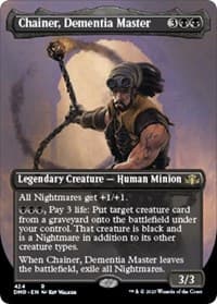 Chainer, Dementia Master (Borderless) - Dominaria Remastered - Magic: The Gathering card
