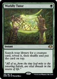 Worldly Tutor - Dominaria Remastered - Magic: The Gathering card