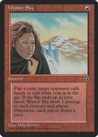 Winter Sky - Homelands - Magic: The Gathering card