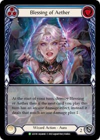 Blessing of Aether (Blue) - LGS118 - Flesh and Blood: Promo Cards - Flesh and Blood TCG card