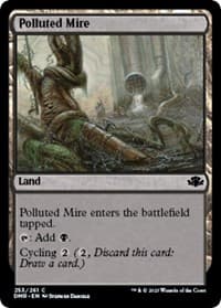 Polluted Mire - Dominaria Remastered - Magic: The Gathering card