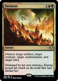 Decimate - Dominaria Remastered - Magic: The Gathering card