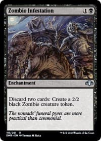 Zombie Infestation - Dominaria Remastered - Magic: The Gathering card