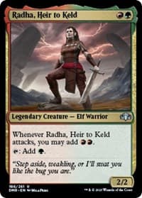 Radha, Heir to Keld - Dominaria Remastered - Magic: The Gathering card