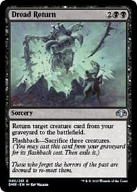 Dread Return - Dominaria Remastered - Magic: The Gathering card