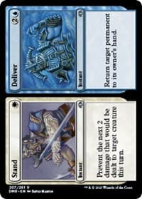 Stand // Deliver - Dominaria Remastered - Magic: The Gathering card