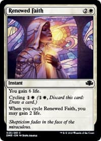 Renewed Faith - Dominaria Remastered - Magic: The Gathering card