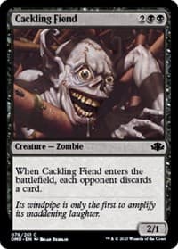 Cackling Fiend - Dominaria Remastered - Magic: The Gathering card