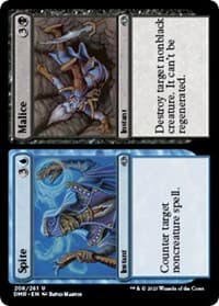 Spite // Malice - Dominaria Remastered - Magic: The Gathering card