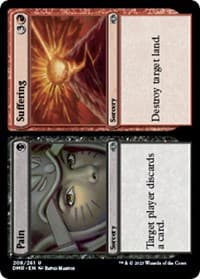 Pain // Suffering - Dominaria Remastered - Magic: The Gathering card