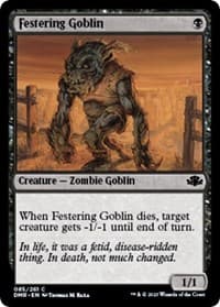 Festering Goblin - Dominaria Remastered - Magic: The Gathering card