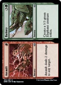 Assault // Battery - Dominaria Remastered - Magic: The Gathering card