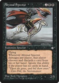 Abyssal Specter - Ice Age - Magic: The Gathering card