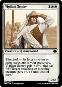 Vigilant Sentry - Dominaria Remastered - Magic: The Gathering card