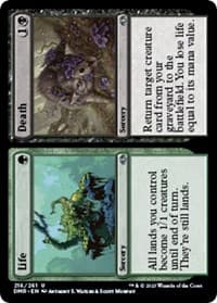 Life // Death - Dominaria Remastered - Magic: The Gathering card