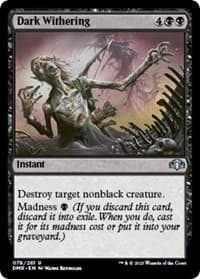 Dark Withering - Dominaria Remastered - Magic: The Gathering card