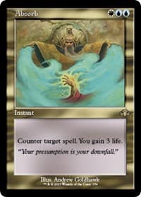 Absorb (Retro Frame) - Dominaria Remastered - Magic: The Gathering card