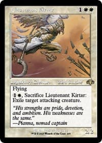 Lieutenant Kirtar (Retro Frame) - Dominaria Remastered - Magic: The Gathering card