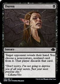Duress - Dominaria Remastered - Magic: The Gathering card