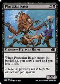 Phyrexian Rager - Dominaria Remastered - Magic: The Gathering card