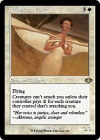 Windborn Muse (Retro Frame) - Dominaria Remastered - Magic: The Gathering card