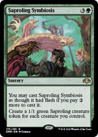 Saproling Symbiosis - Dominaria Remastered - Magic: The Gathering card