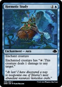 Hermetic Study - Dominaria Remastered - Magic: The Gathering card
